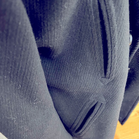 DKNY Winter Wool Coat with Removable Zippered Collar - Picture 4 of 8